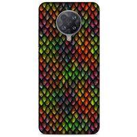 İnfinix Note 7 Kılıf Dragons (6) Silikon Kılıf Ejderha Skin Çok Renkli