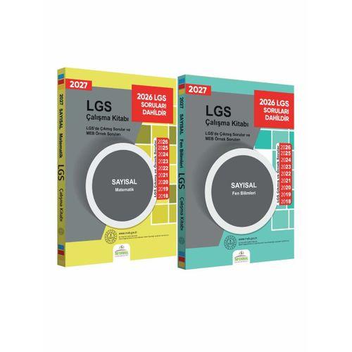 2027 LGS 8 Sınıf Çıkmış ve MEB Örnek Sorular Matematik-FEN SAYISAL Çalışma Kitabı 2li Kitap SETİ