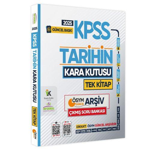 2025 KPSS Kara Kutu Genel Kültür TEKLİ KİTAP SET Çıkmış Soru Bankası Konu Özetli Video/PDF Çözümlü