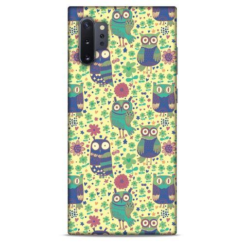 Baykuşlar (15) Desenli Silikon Kapak Telefon Kabı Samsung Galaxy Note 10 Plus Kılıf