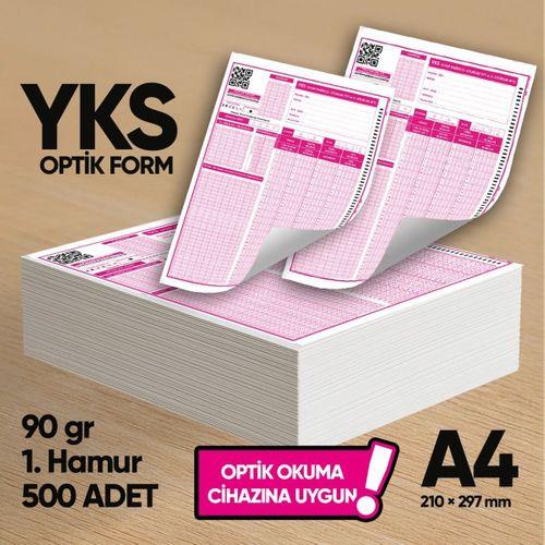 YKS-MSÜ Deneme Sınavları İçin 500 Adet (90 GR) Optik Form - Optik Okuma Uyumlu
