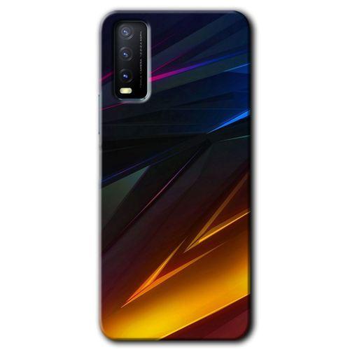 Vivo Y20s Kılıf HD Desen Baskılı Arka Kapak - Stranger Lines + Kırılmaz Cam