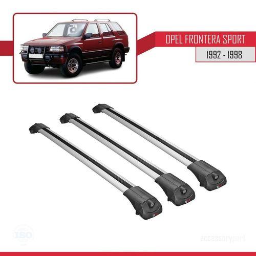 Opel Frontera Sport 1992-1998 Arası ile uyumlu ACE-1 Ara Atkı Tavan Barı GRİ 3 ADET BAR