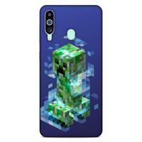 Lopard Samsung Galaxy M40 Uyumlu Kılıf PiXel (37) Silicone Cover Creeper MC