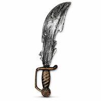 Eskitme Detaylı Plastik Korsan Kılıcı - 45 Cm