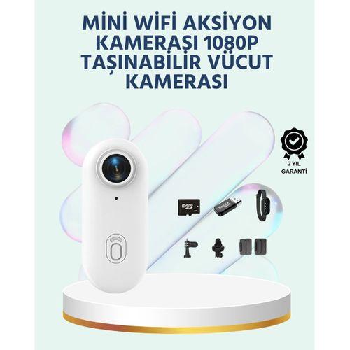 Geniş Açı Lensli Wifi Spor Ve Vlog Kamerası