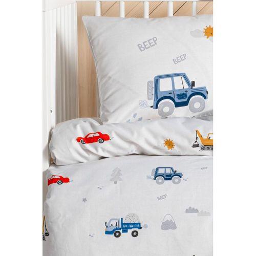 Kanz Ranforce Bebek Nevresim Takımı Knz-001 Digger Cars