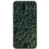Huawei Mate 10 Lite Kılıf HD Desen Baskılı Arka Kapak - Çam Ağacı Ormanı