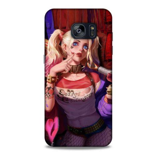 Samsung Galaxy S7 Edge Uyumlu Kılıf Harley Quinn (21) Koruyucu Kapak Kırmızı
