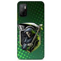 Xiaomi Poco M3 Pro Uyumlu Kılıf Motorsiklet (29) Arka Koruma Kılıfı Kurukafa