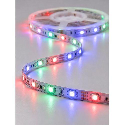 2835 Rgb Şerit Led 5 Metre 54 Led/m Uzaktan Kumandalı Renkli Dekorasyon Işığı