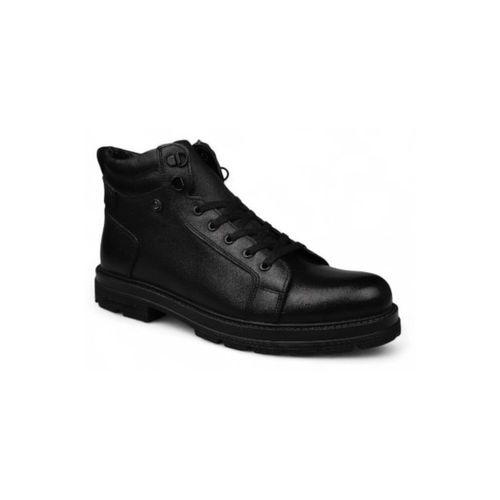 Pierre Cardin 90425 Erkek Siyah Fermuarlı Kışlık Bot