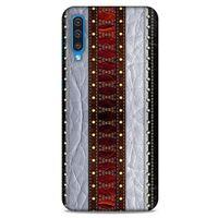 Samsung Galaxy A30s Kılıf Patchwork (11) Tam Koruma Siyah Gri