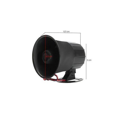 Oto Alarm Sireni 6 Sesli 12 Volt 20 Watt 120 Db
