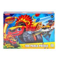 Çocuk BL0048 Blaze Monster Machines 100 Parça Puzzle -Laçokids