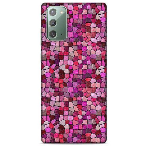 Samsung Galaxy Note 20 Uyumlu Kılıf Pembe Delisi (16) Kalın Kılıf Suluboya