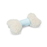 Beeztees Yavru Köpek Oyuncağı, Sesli, Kemik, Peluş, Beyaz, 21x10,5x5cm