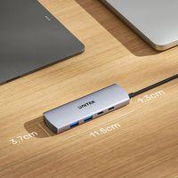 UNITEK UHUB Q4 4-IN-1 10GBPS USB-C HUB (H1112DGY01)