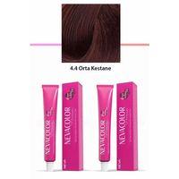 2 li Set Premium 4.4 Orta Kestane - Kalıcı Krem Saç Boyası 2 X 50 g Tüp