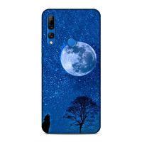 Huawei Y9 Prime 2019 Kılıf Gece Ve Kurt Arka Kapak Silikon Koruma Full Koruyucu