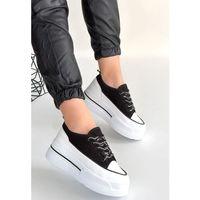 Dalen Siyah Keten Bağcıklı Spor Ayakkabı