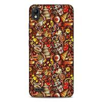 Graffitix (19) Desenli Silikon Kapak LG K20 2019 Kılıf