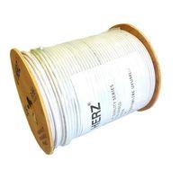 Herz RG6-U6 Uydu Anten Kablosu-300 metre beyaz