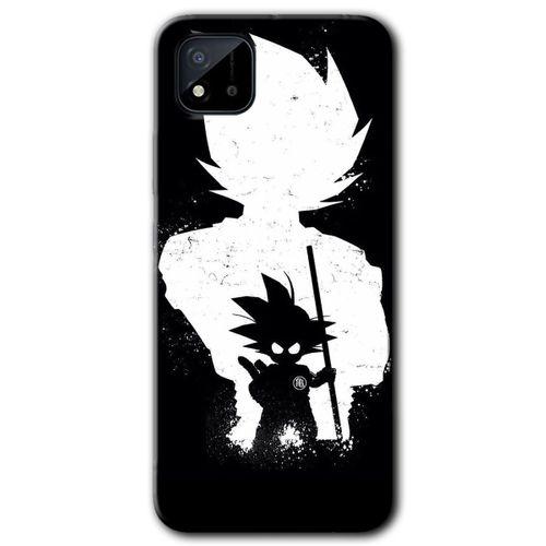 MRCİLETİSİM Realme C11 Kılıf HD Desen Baskılı Arka Kapak + Temperli Cam - Anime