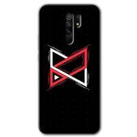 BeRa Aksesuar  Xiaomi Redmi 9 Kılıf Baskılı Kapak - Kilit +Tam Kaplayan Mat Seramik