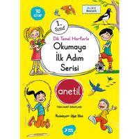 1. Sınıf Okumaya İlk Adım Serisi Anetil Düz Yazı 10 Kitap Yuva Yayınları