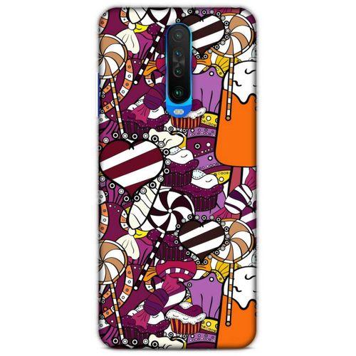 Lopard Xiaomi Poco X2 Uyumlu Kılıf Soyut Sanat (32) Desenli Soft Silikon Kılıf
