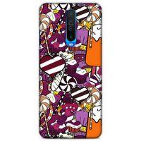 Lopard Xiaomi Poco X2 Uyumlu Kılıf Soyut Sanat (32) Desenli Soft Silikon Kılıf