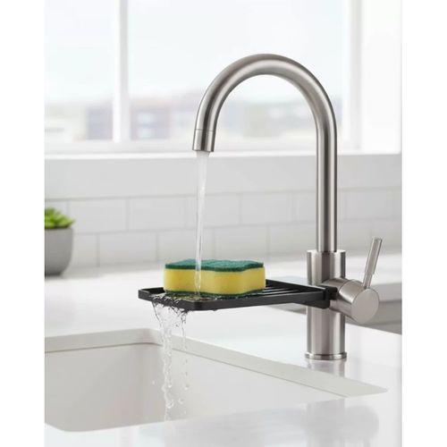 Musluğa Monte Süngerlik Damlama Özellikli Mutfak Organizatörü