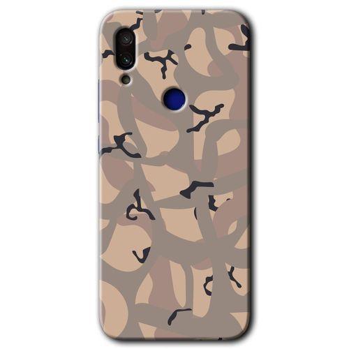 Potkal Hediye Fabrikası Xiaomi Redmi Note 7 Kılıf HD Desen Baskılı Arka Kapak - Kamuflaj 6