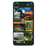 Lopard Samsung Galaxy M40 Uyumlu Kılıf Şehirli ※ (28) Giresun Arka Kapak