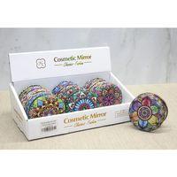 Taşlı Yuvarlak El Aynası Kalın Model 4