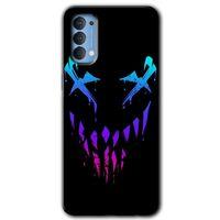 Oppo Reno 4 HD Baskılı Kılıf + 9D Tam Ekran Koruyucu - Çığlık