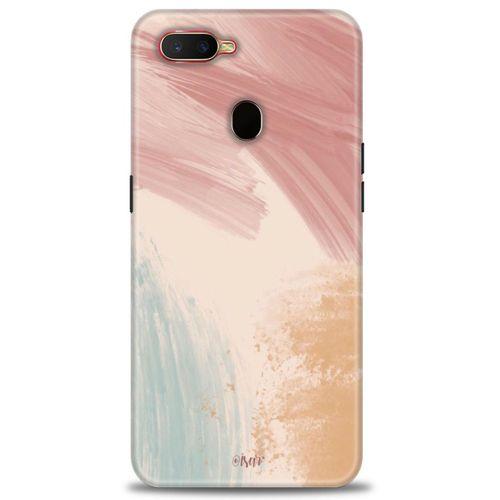 Oppo AX7 Kılıf HD Baskılı Kılıf - Soft Renkler + Tam Ekran Koruyucu