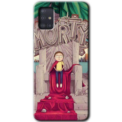 Galaxy A51 Kılıf HD Desen Baskılı Arka Kapak - Morty