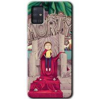 Galaxy A51 Kılıf HD Desen Baskılı Arka Kapak - Morty