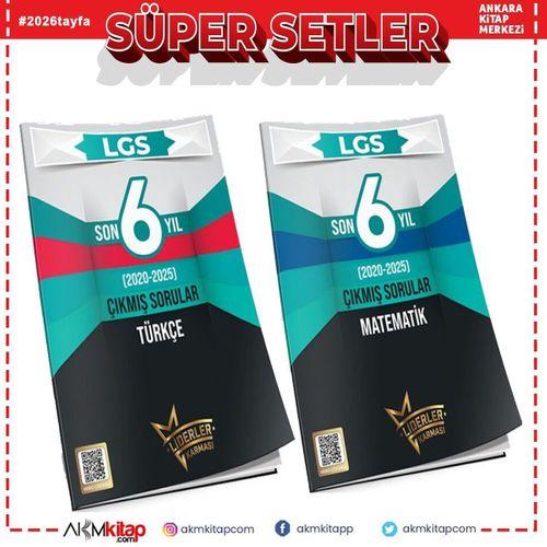 Liderler Karması LGS Son 6 Yıl Türkçe ve Matematik Çıkmış Sorular Seti 2 Kitap