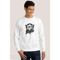 Storm Trooper Baskılı Beyaz Erkek Sweatshirt