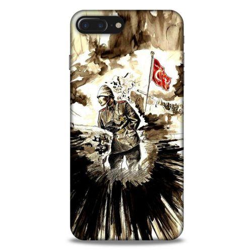 Apple Iphone 8 Plus Kılıf Atatürk (46) Core Armor Kılıf Karışık