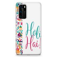 Huawei P40 Kılıf Yerel Figürler Arka Kapak Koruma Desenli Full Koruyucu