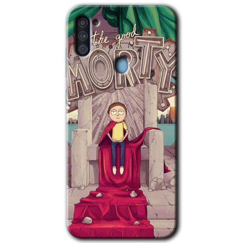 Galaxy M11 Kılıf HD Desen Baskılı Arka Kapak - Morty
