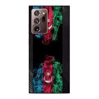 Samsung Galaxy Note 20 Ultra Uyumlu Kılıf Azarbaijan (5) Koruma Kabı Azeri Bayrak İllustre