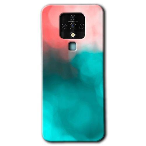 Tecno Camon 16 HD Baskılı Kılıf + 9D Tam Ekran Koruyucu - Flu Işık