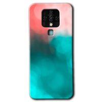 Tecno Camon 16 HD Baskılı Kılıf + 9D Tam Ekran Koruyucu - Flu Işık