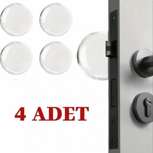 Şeffaf Silikon Mobilya Ve Kapı Durdurucu Darbe Pedi 4'lü Set