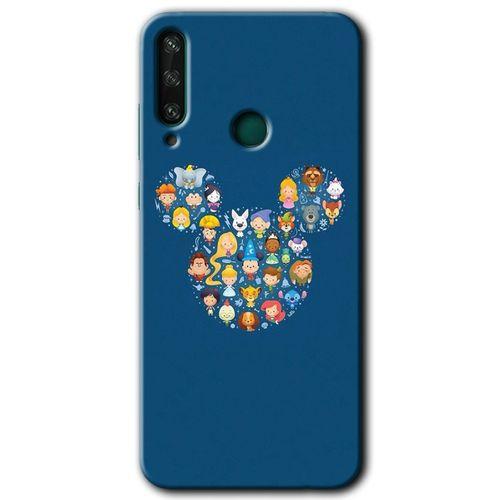 Huawei Y6P Kılıf HD Desen Baskılı Arka Kapak - Mickey + Kırılmaz Cam